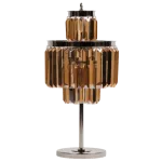 Настольная лампа 1920S Odeon Cognac Glass Table Lamp Three-Level от ImperiumLoft