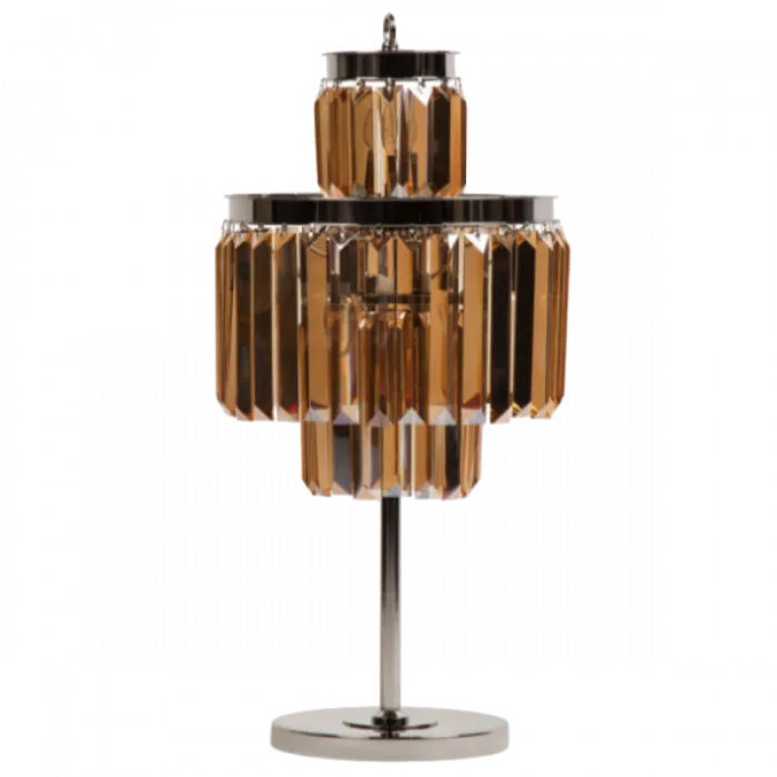 Настольная лампа 1920S Odeon Cognac Glass Table Lamp Three-Level от ImperiumLoft