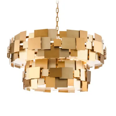 Люстра Gold Plate Chandelier 8 от ImperiumLoft