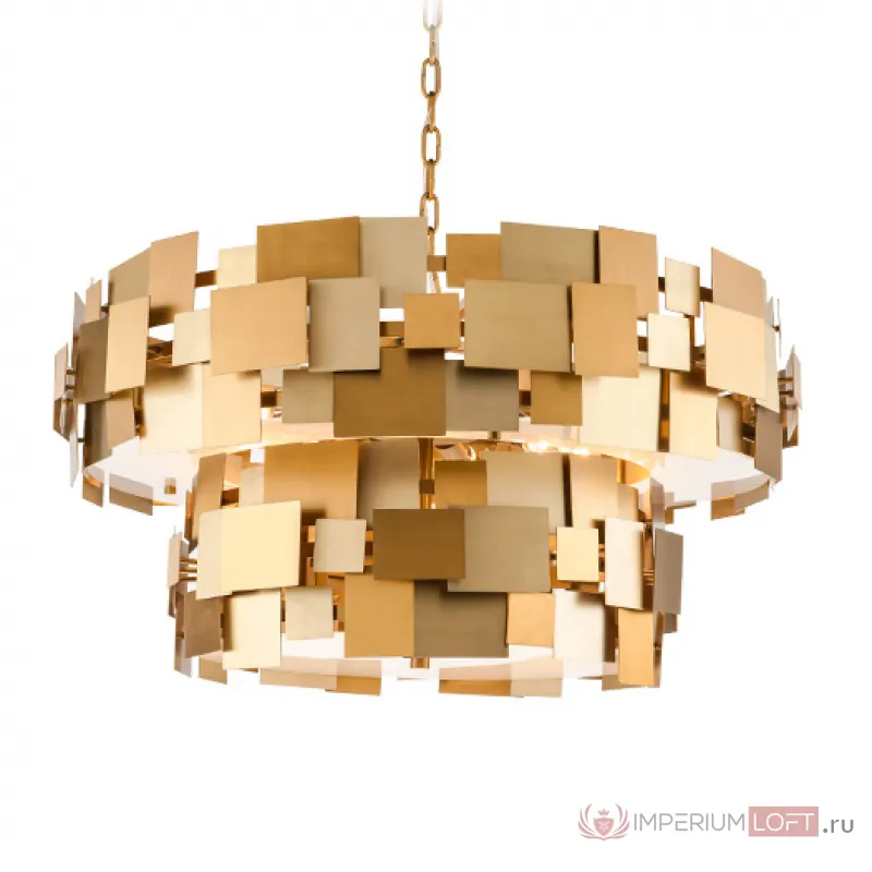 Люстра Gold Plate Chandelier 8 от ImperiumLoft