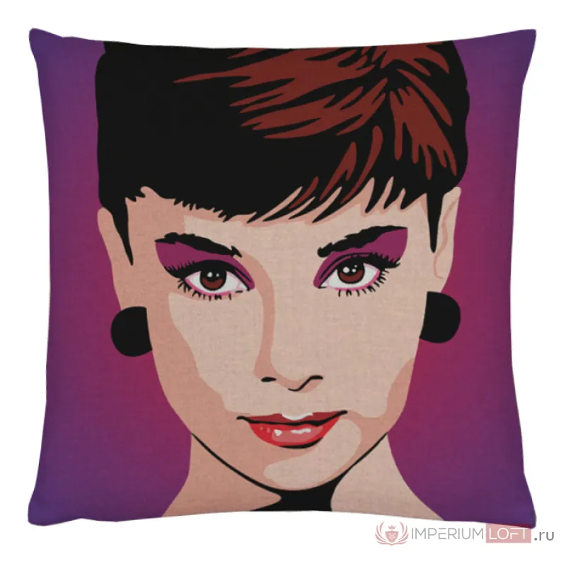 Декоративная подушка Audrey Hepburn #2 от ImperiumLoft