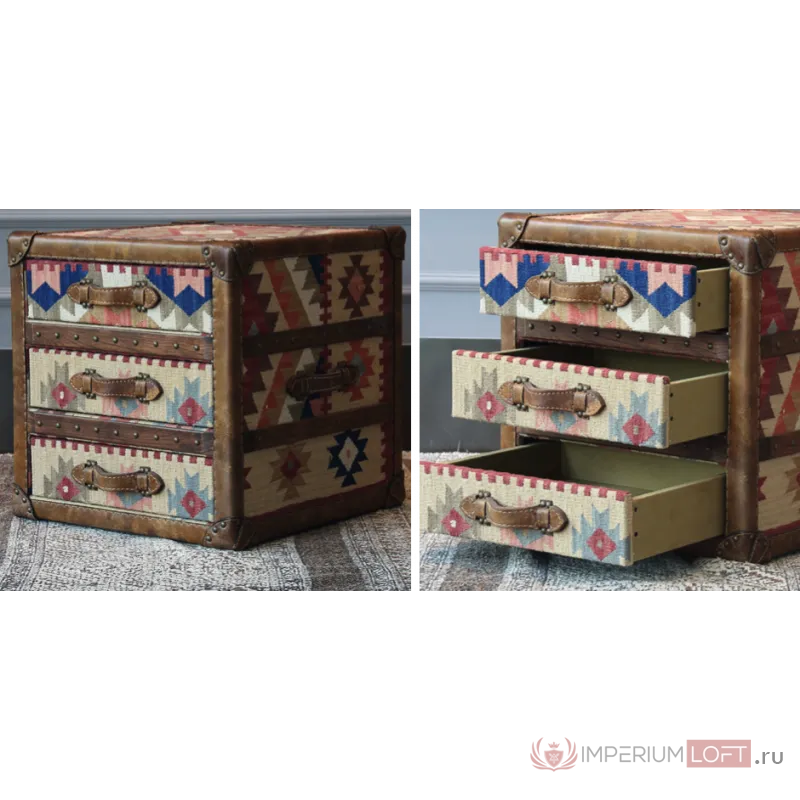 Сундук Kilim Cube Chest от ImperiumLoft