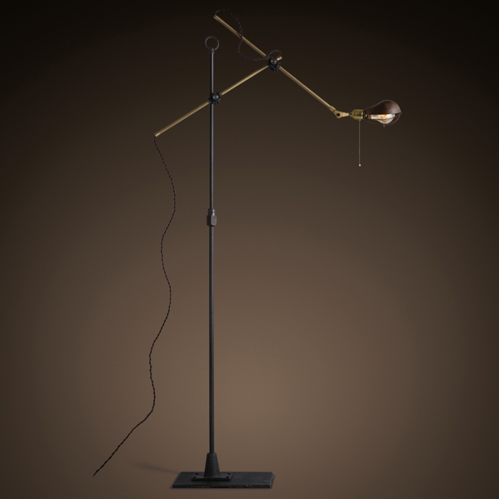 Напольный светильник Steampunk Extension Pole Floor 2 от ImperiumLoft