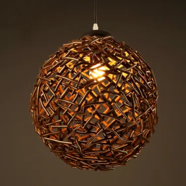 Подвесной светильник Old Wicker Pendant Sphere от ImperiumLoft
