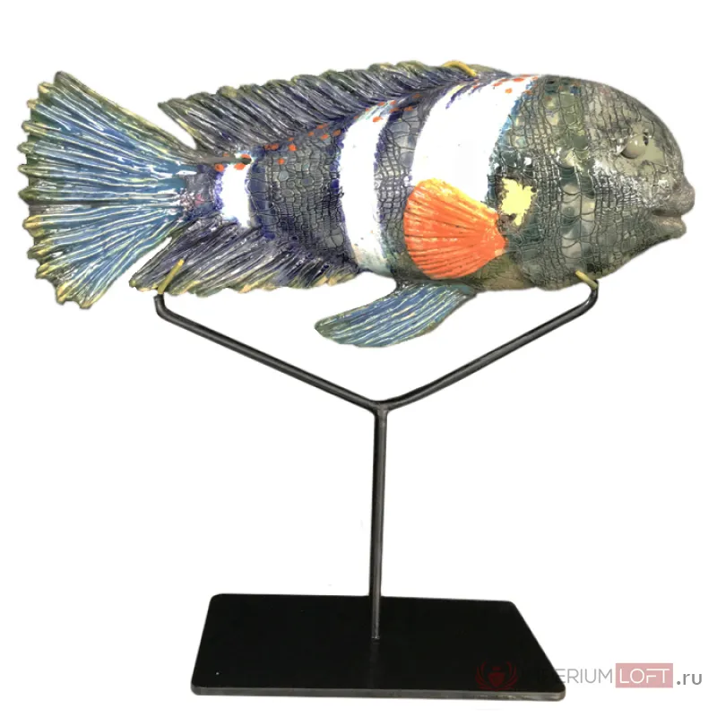 Статуэтка на подставке Orange Spot Fish от ImperiumLoft