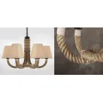 Люстра Rattan Chandelier Loft Rope Light от ImperiumLoft