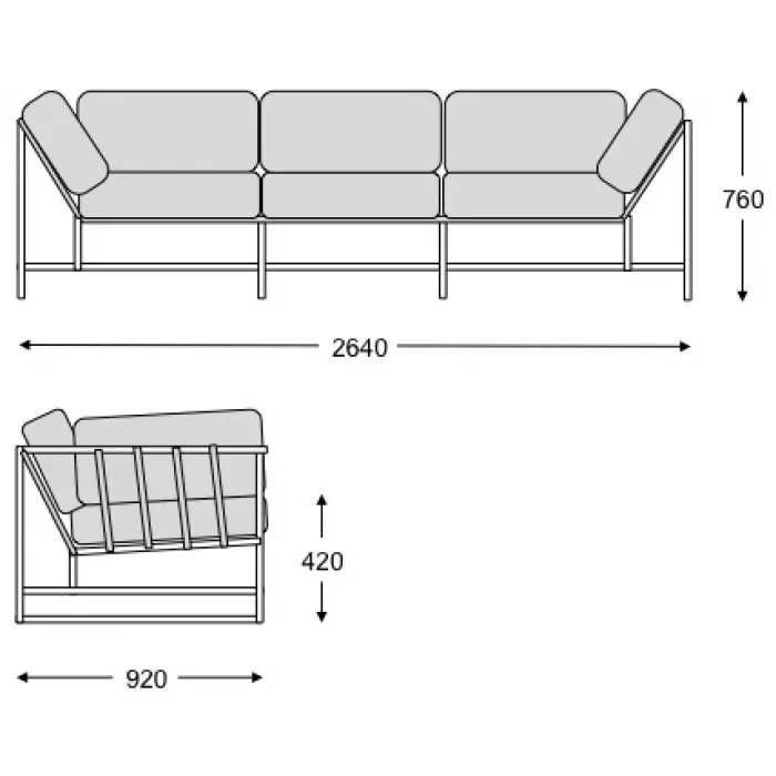 Диван Inheritance Sofa Olive Military Fabric от ImperiumLoft