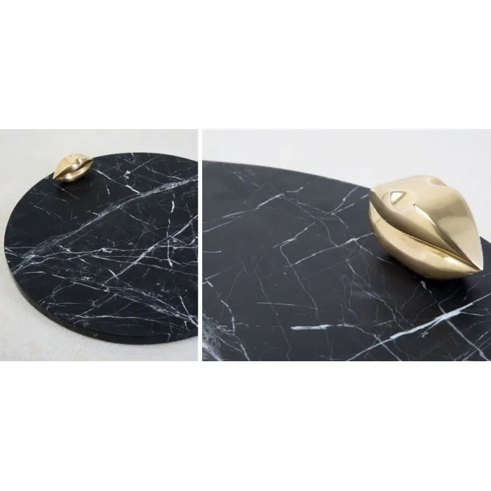Поднос ACOLYTE ENTERTAINING PLATTER MARBLE & BRONZE от ImperiumLoft