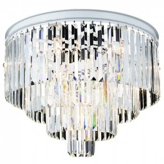 Потолочный светильник RH Odeon Clear Glass ceiling chandelier 4 Square от ImperiumLoft