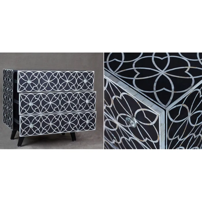 Комод Inlaid Bone Flower Geometry от ImperiumLoft