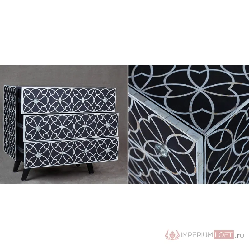 Комод Inlaid Bone Flower Geometry от ImperiumLoft