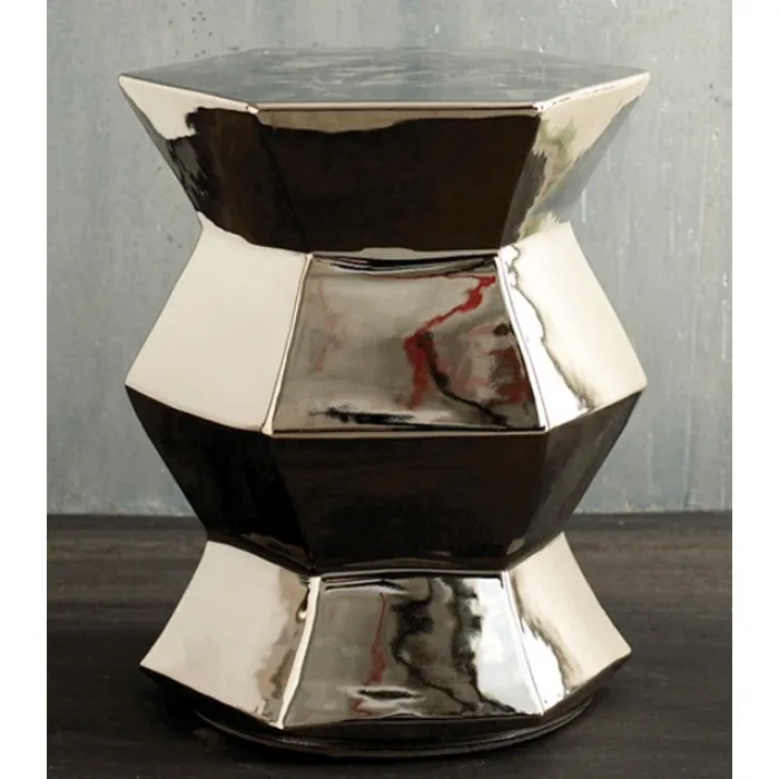 Керамический табурет Silvered Stool - Hexagon от ImperiumLoft