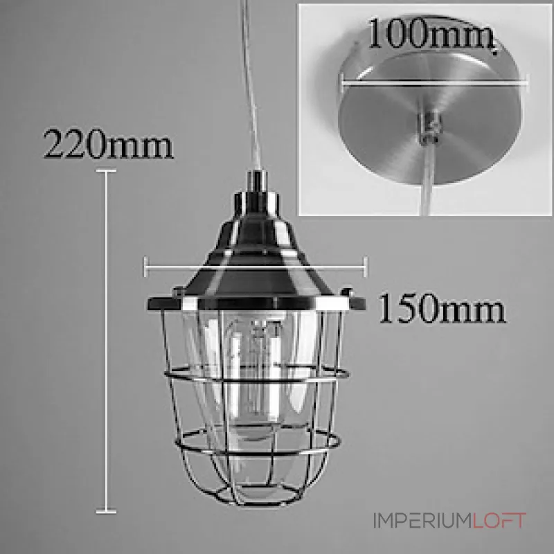 Потолочный светильник Loft Industry Metal Cage от ImperiumLoft Потолочный светильник Loft Industry Metal Cage от ImperiumLoft