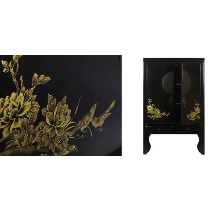 Шкаф Chinese Bird Black от ImperiumLoft