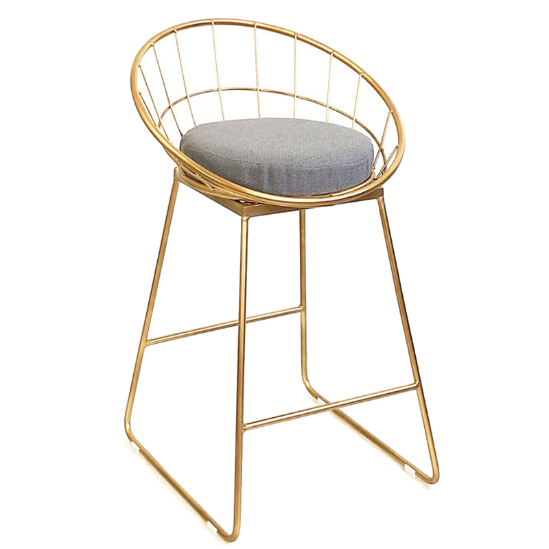 Барный стул Iron bar chair Golden от ImperiumLoft