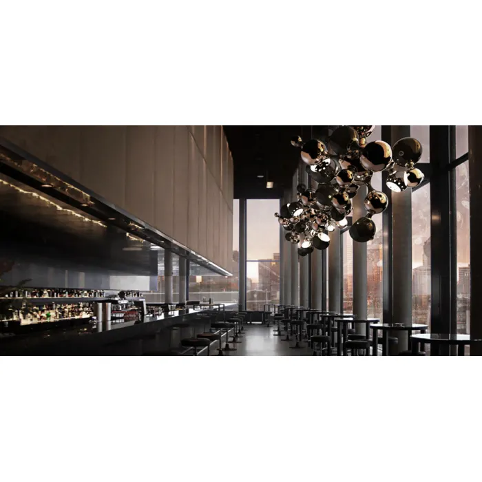Люстра Atomic Suspension black Делайт Full от ImperiumLoft