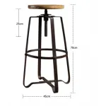 Винтажный стул Deyton Barstool от ImperiumLoft