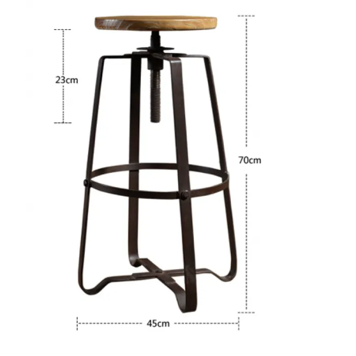 Винтажный стул Deyton Barstool от ImperiumLoft