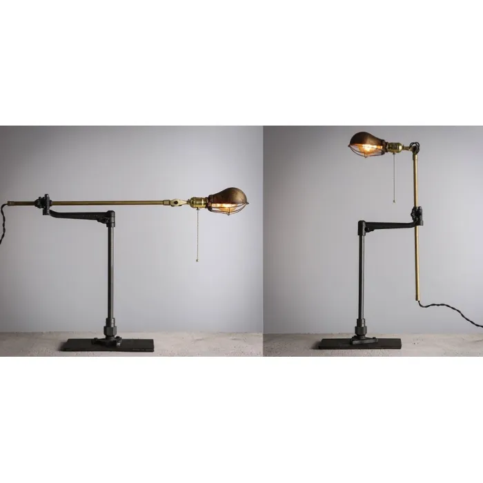 Настольный светильник Steampunk Extension Pole Table от ImperiumLoft
