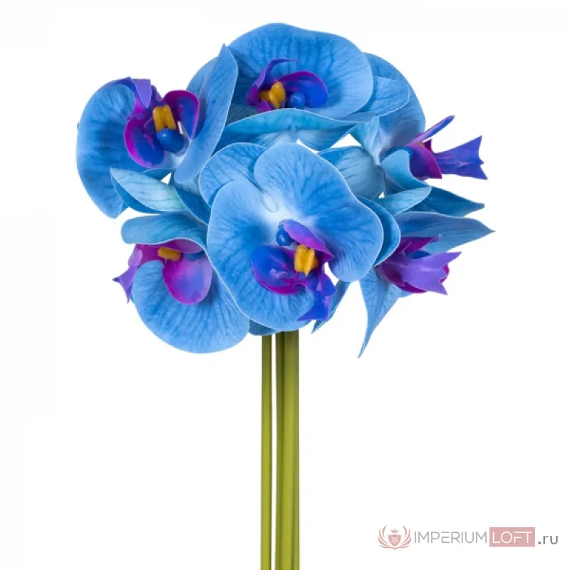 Декоративный искусственный цветок Bouquet Of Blue Orchids от ImperiumLoft