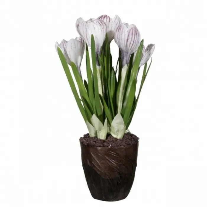 Декоративный искусственный цветок Purple Crocuses от ImperiumLoft