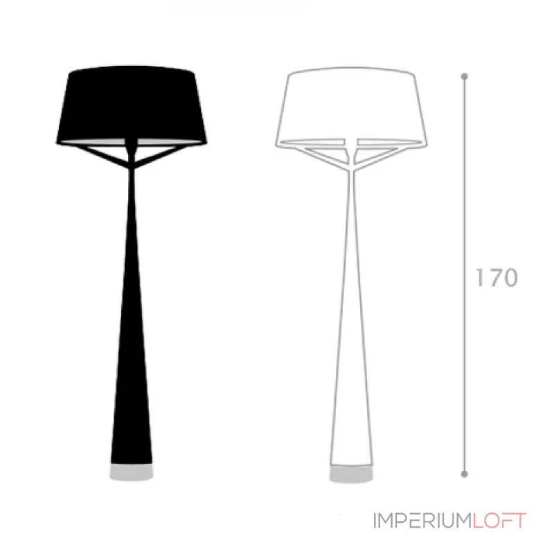 Торшер Axis S71 White от ImperiumLoft Торшер Axis S71 White от ImperiumLoft