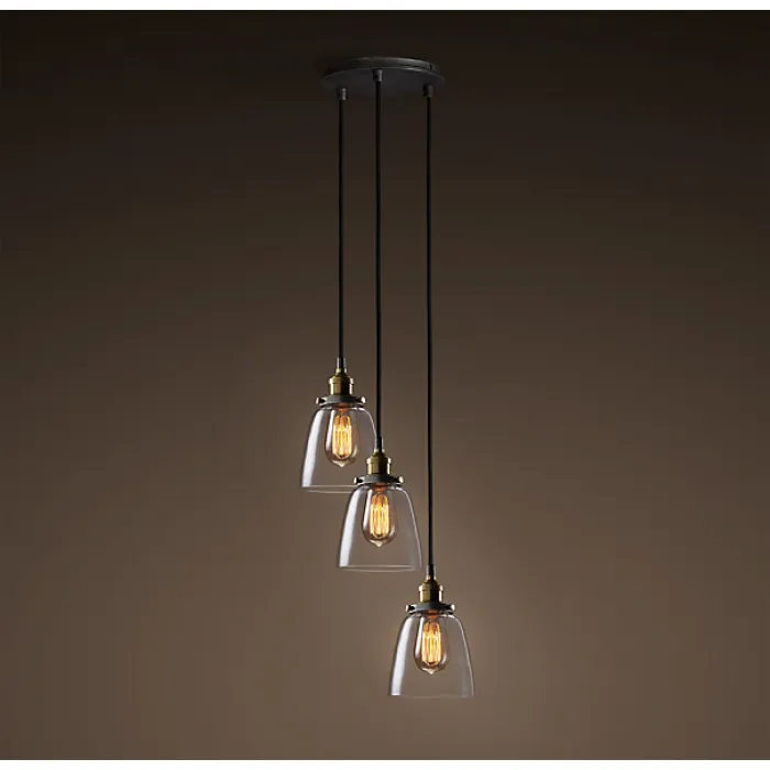 Подвесной светильник Loft Clear Glass Cloche 3 от ImperiumLoft