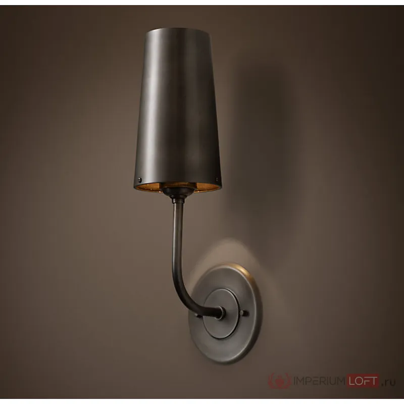 Бра RH Modern Taper Sconce with Metal Shade от ImperiumLoft