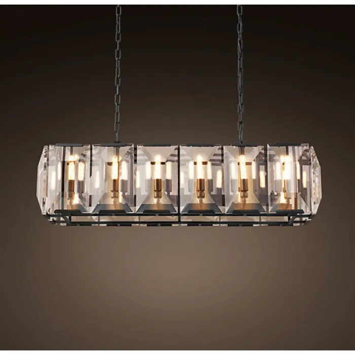 Люстра RH Harlow Crystal Square Chandelier 10 от ImperiumLoft