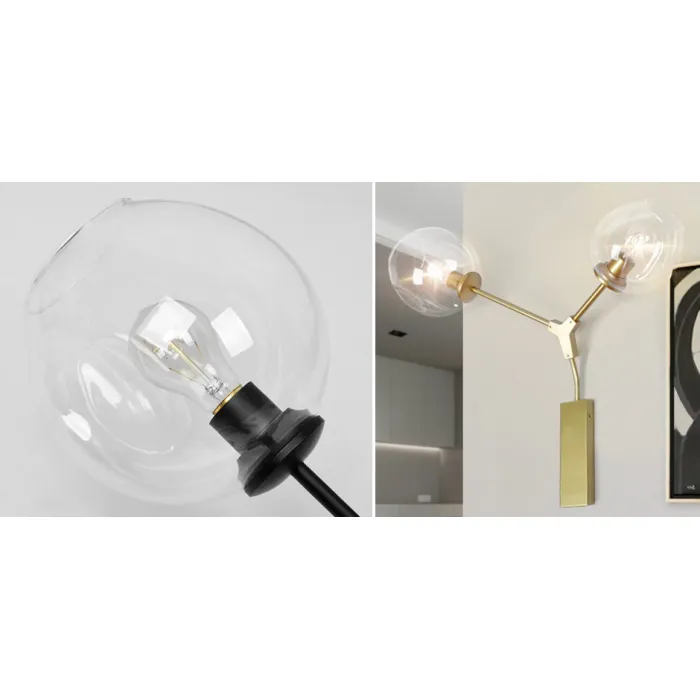 Бра Сrumpled Glas Wall Lamp от ImperiumLoft