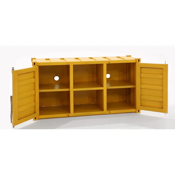 ТВ тумба Loft TV container yellow от ImperiumLoft