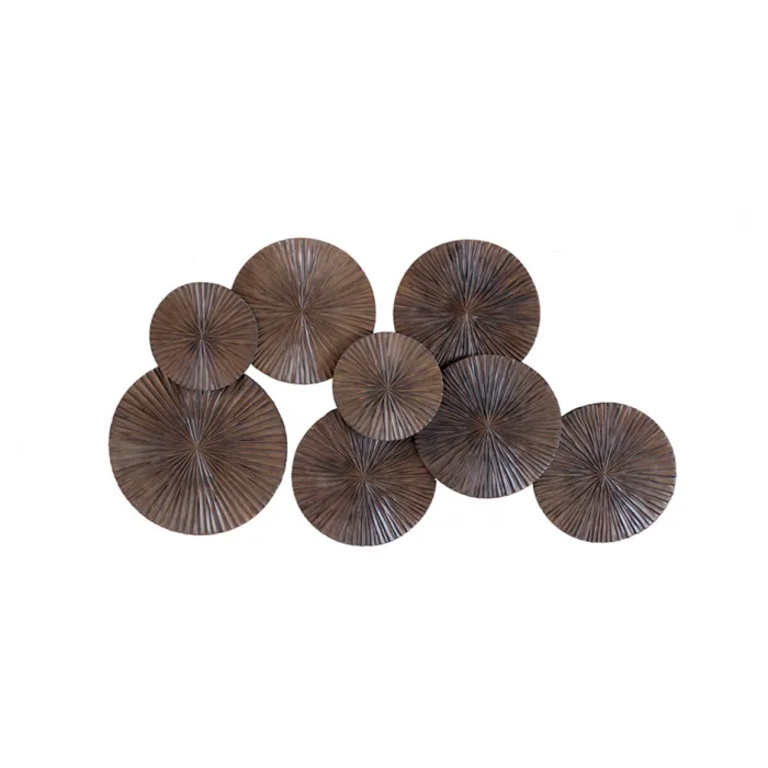 Арт-объект Apollo Brown Wall Plaque Disc от ImperiumLoft