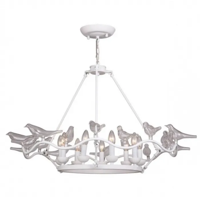 Люстра Dove Chandelier Glass Bird White от ImperiumLoft
