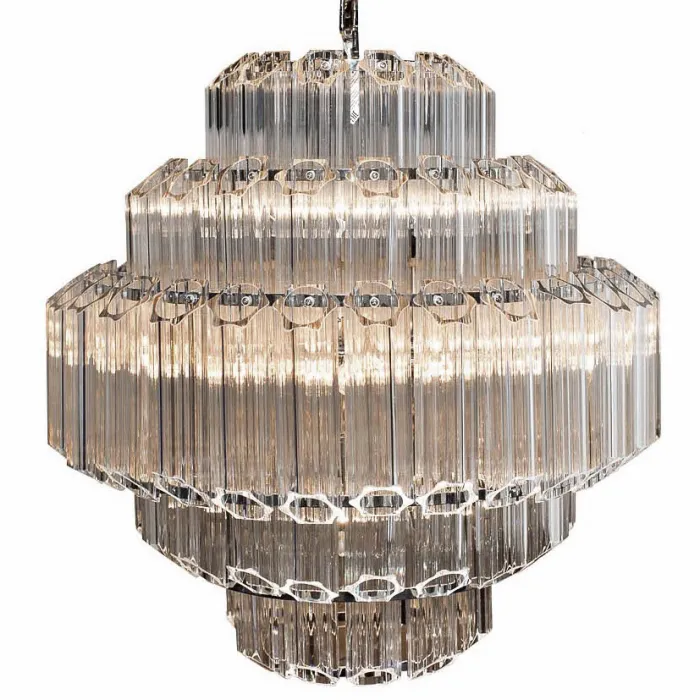 Люстра Hexagon tube Chandelier от ImperiumLoft