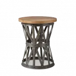 Журнальный стол Industrial Rust Barrel 40 Table от ImperiumLoft