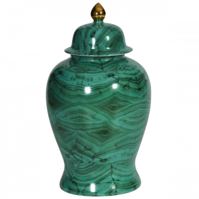 Ваза с крышкой Malachite Vase от ImperiumLoft
