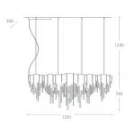 Подвесная люстра Volver Golden Chain Chandelier