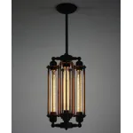 Подвесной светильник Loft Industrial Edison Cage Vertical Quatro от ImperiumLoft