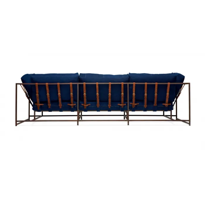 Диван Kenn X Miller sofa Indigo and copper denim от ImperiumLoft