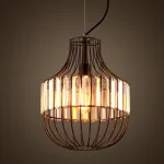 Подвесной светильник Glass Plate Pendant #2 от ImperiumLoft