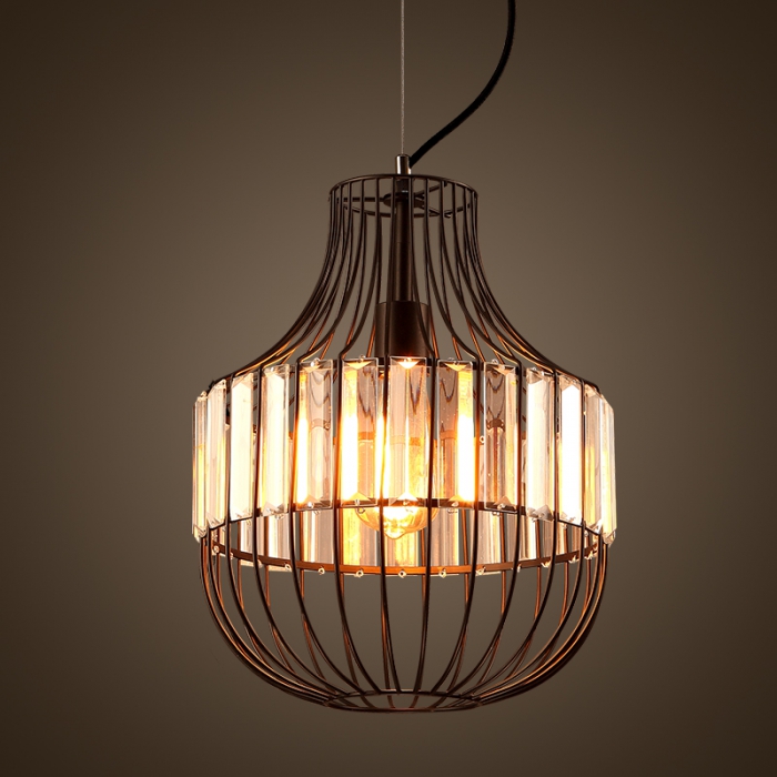 Подвесной светильник Glass Plate Pendant #2 от ImperiumLoft