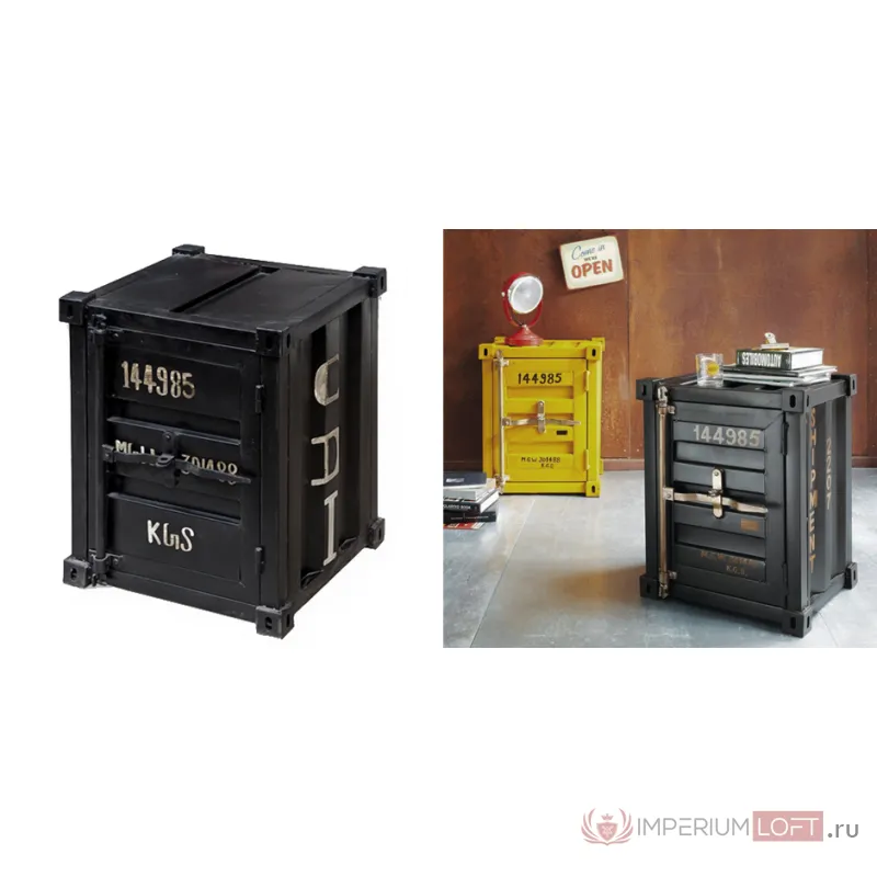 Тумбочка CARLINGUE Sea Container yellow от ImperiumLoft