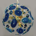 Люстра BRANQUINHO CHANDELIER AGATE blue от ImperiumLoft