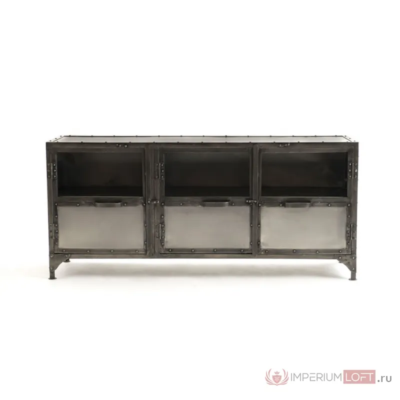 Комод Industrial Steampunk Nickel 3 Door Сoncole от ImperiumLoft