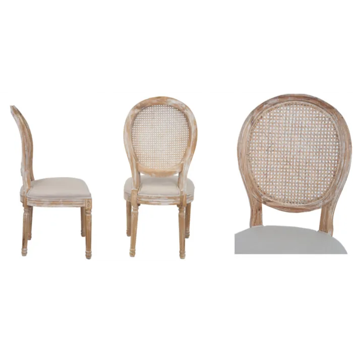 Стул French chairs Provence Beige Rattan 2 Chair от ImperiumLoft