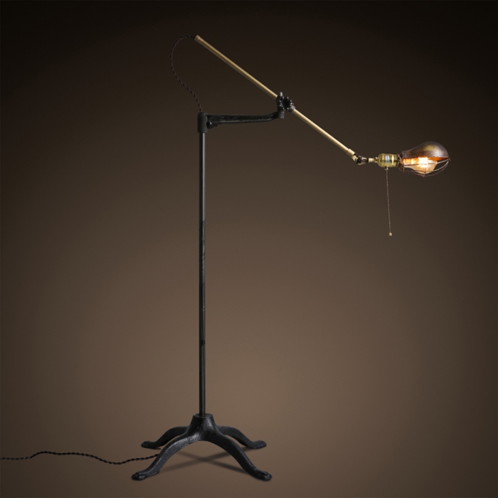 Напольный светильник Steampunk Extension Pole Floor от ImperiumLoft