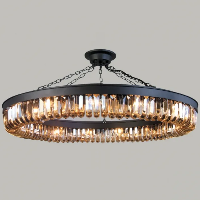 Люстра Retro Frozen Glass Chandelier 15 от ImperiumLoft