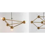Люстра Molecule Gold Chandelier от ImperiumLoft