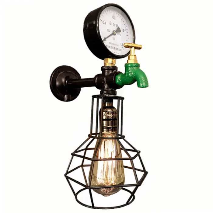 Бра Wall Lamp Manometer and Green water tap от ImperiumLoft