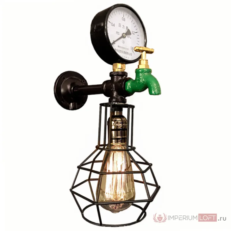 Бра Wall Lamp Manometer and Green water tap от ImperiumLoft